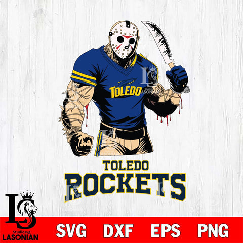 Toledo Rockets Jason Voorhees Svg Eps Dxf Png File, Digital Download