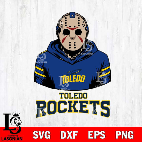 Toledo Rockets Jason Voorhees 4 Svg Eps Dxf Png File, Digital Download