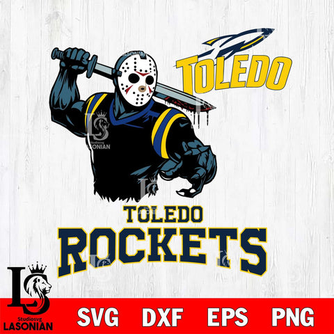 Toledo Rockets Jason Voorhees 5 Svg Eps Dxf Png File, Digital Download