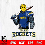 Toledo Rockets Jason Voorhees 7 Svg Eps Dxf Png File, Digital Download