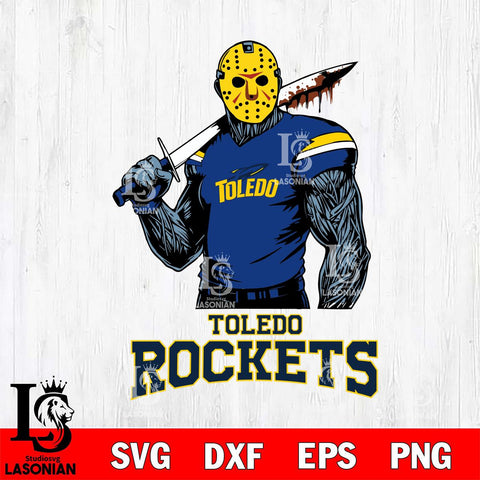 Toledo Rockets Jason Voorhees 7 Svg Eps Dxf Png File, Digital Download
