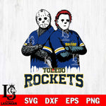 Toledo Rockets Jason Voorhees 8 Svg Eps Dxf Png File, Digital Download