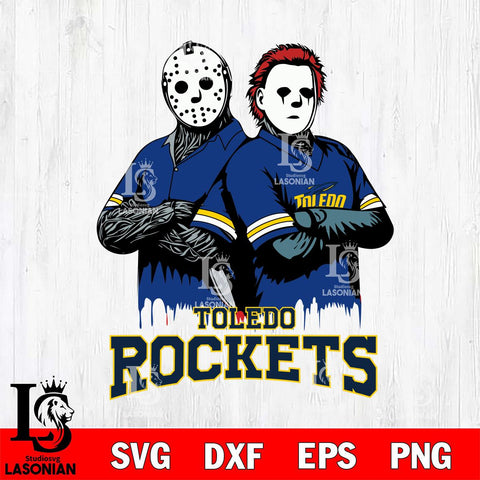 Toledo Rockets Jason Voorhees 8 Svg Eps Dxf Png File, Digital Download