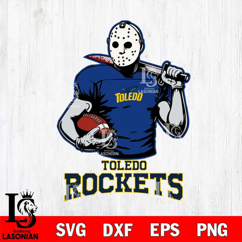 Toledo Rockets Jason Voorhees 9 Svg Eps Dxf Png File, Digital Download