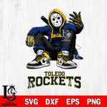 Toledo Rockets Jason Voorhees Halloween SVG Svg Eps Dxf Png File, Digital Download, Instant Download