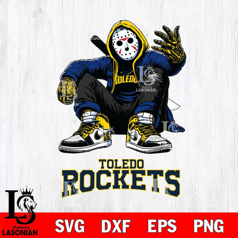 Toledo Rockets Jason Voorhees Halloween SVG Svg Eps Dxf Png File, Digital Download, Instant Download
