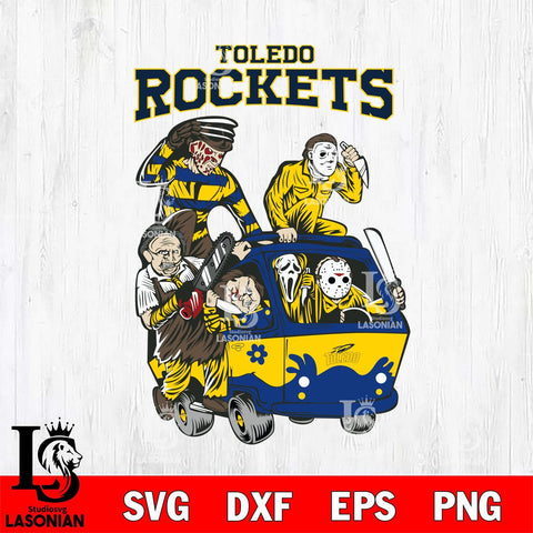 Toledo Rockets Jason Voorhees Horror 10 Svg Eps Dxf Png File, NCAA svg, Digital Download, Instant Download