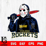 Toledo Rockets Jason Voorhees Horror 12 Svg Eps Dxf Png File, NCAA svg, Digital Download, Instant Download