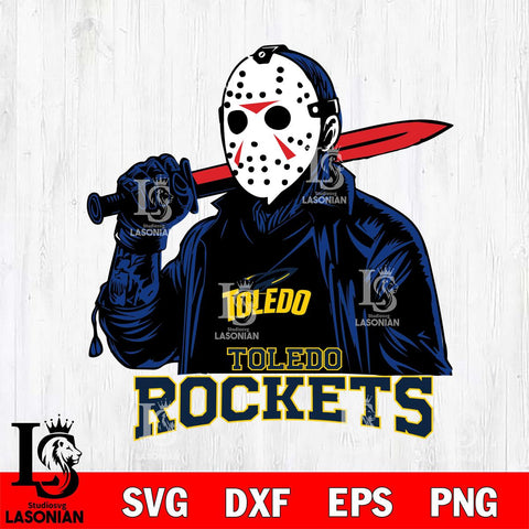 Toledo Rockets Jason Voorhees Horror 12 Svg Eps Dxf Png File, NCAA svg, Digital Download, Instant Download