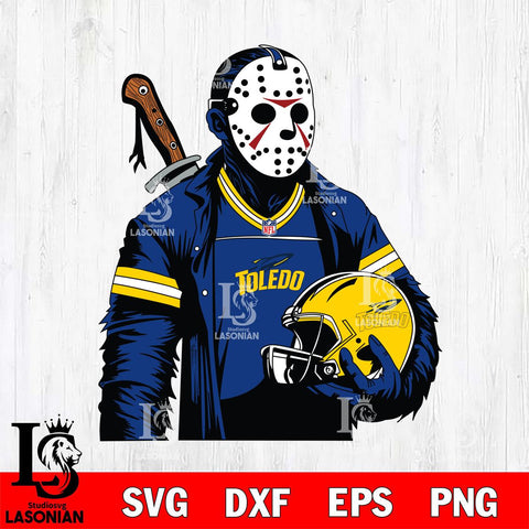 Toledo Rockets Jason Voorhees Horror 2 Svg Eps Dxf Png File, NCAA svg, Digital Download, Instant Download