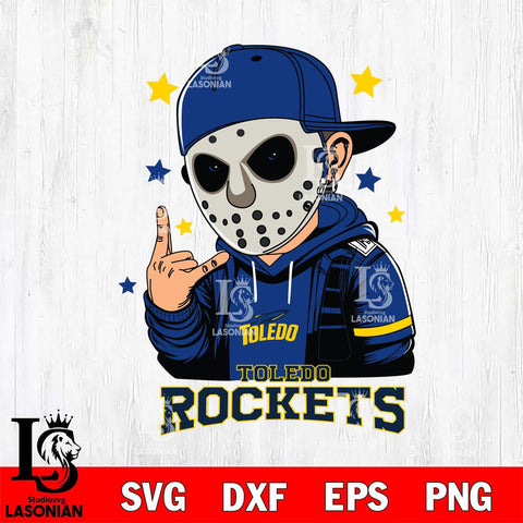 Toledo Rockets Jason Voorhees Horror 9 Svg Eps Dxf Png File, NCAA svg, Digital Download, Instant Download