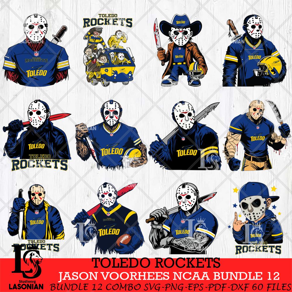 Toledo Rockets Jason Voorhees Horror Bundle 12 SVG – lasoniansvg