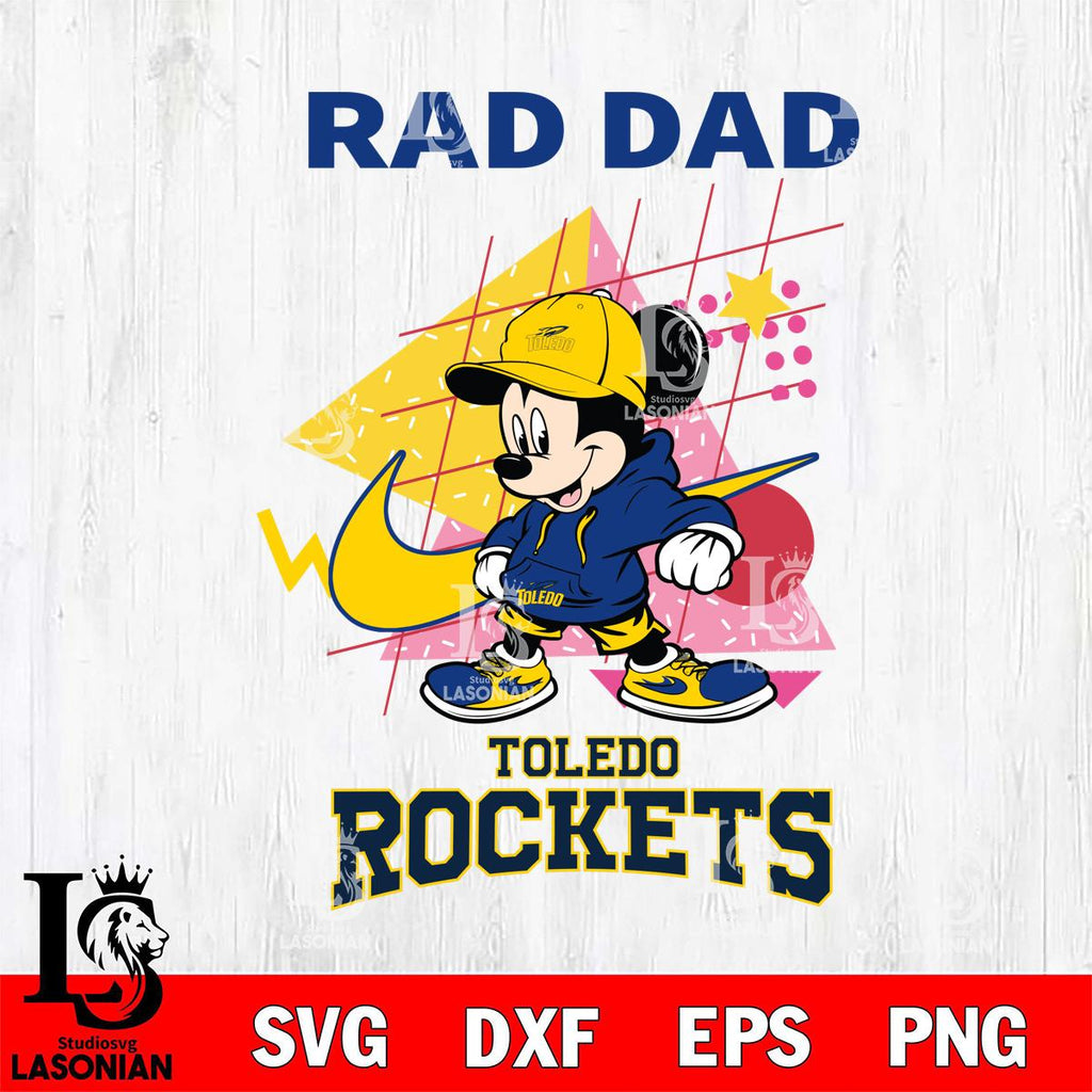 Rad Rockets Cut Outs Toledo Rockets Mickey Mouse Rad Dad – lasoniansvg