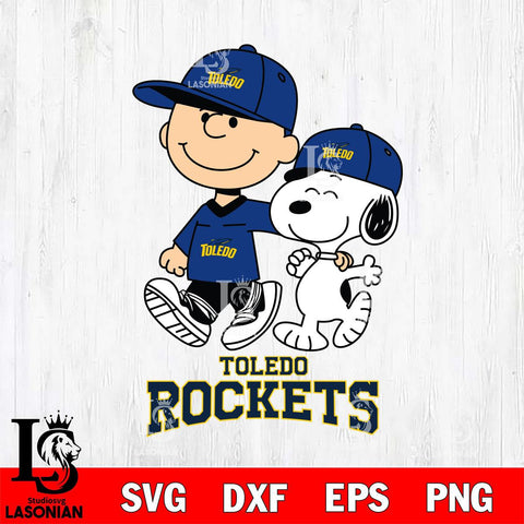 Toledo Rockets Peanuts Snoopy Friends SVG DXF EPS PNG FILE,Snoopy File Cut, NCAA Digital Download,Instant Download,Christmas Silhouette