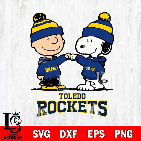 Toledo Rockets Snoopy Sport 9 Svg Eps Dxf Png File, Digital Download