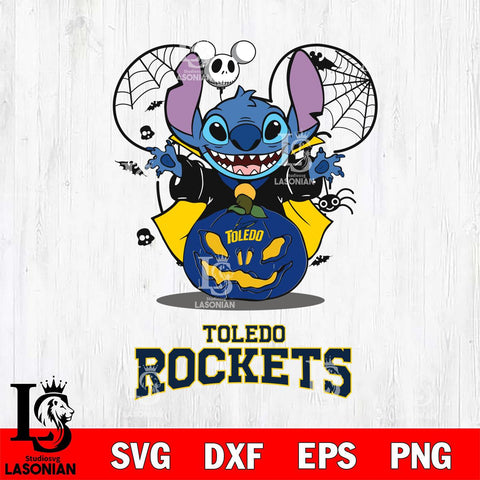 Toledo Rockets Stitch Horror Halloween Svg Eps Dxf Png File, Digital Download, Instant Download