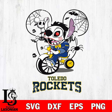 Toledo Rockets Stitch Jigsaws Halloween Svg Eps Dxf Png File, Digital Download, Instant Download