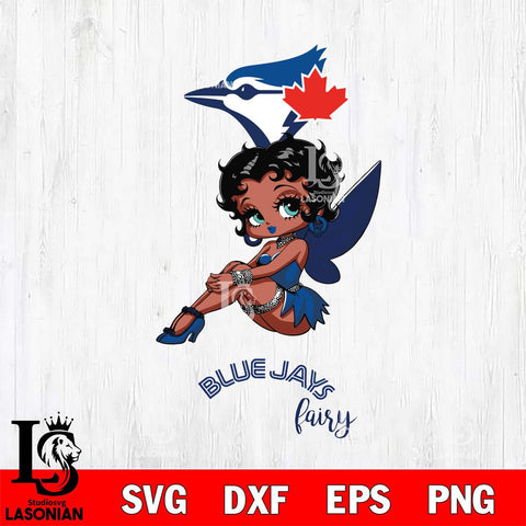 Toronto Blue Jays Beauty Black Fairy Betty Boop