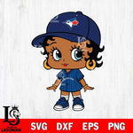 Toronto Blue Jays Betty Boop MLB 4 Svg Eps Dxf Png File, MLB svg, Digital Download, Instant Download