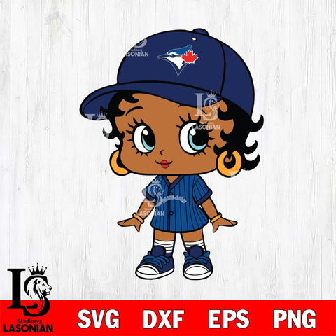 Toronto Blue Jays Betty Boop MLB 4 Svg Eps Dxf Png File, MLB svg, Digital Download, Instant Download