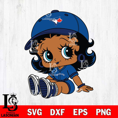 Toronto Blue Jays Betty Boop MLB 5 Svg Eps Dxf Png File, MLB svg, Digital Download, Instant Download