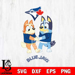 Toronto Blue Jays Bluey Chilli Dance Svg Eps Dxf Png File, Digital Download, Instant Download