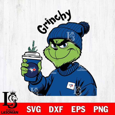 Toronto Blue Jays Boujee Grinch 10 Svg Eps Dxf Png File, Digital Download, Instant Download