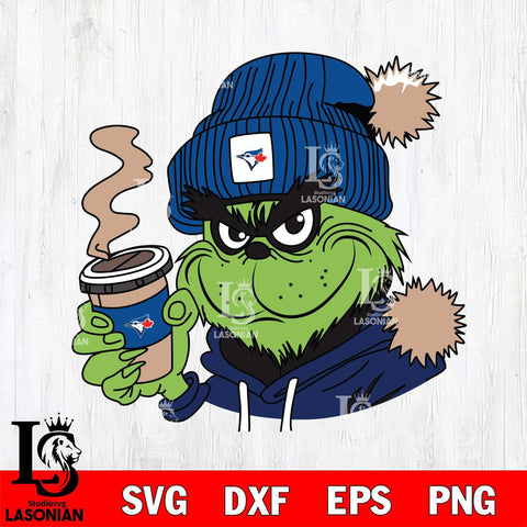 Toronto Blue Jays Boujee Grinch 4 Svg Eps Dxf Png File, Digital Download, Instant Download