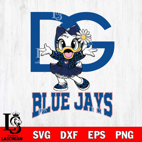 Toronto Blue Jays Dolce And Gabbana Daisy Duck Disney Svg Eps Dxf Png File, Digital Download, Instant Download