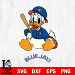 Toronto Blue Jays Donald Duck Mlb Sport Svg Eps Dxf Png File,MLB File Cut ,Baseball Digital Download , Instant Download, Svg Files