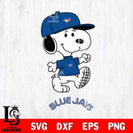 Toronto Blue Jays Snoopy Baseball Svg Eps Dxf Png File, MLB File Cut,Digital Download,Instant Download,MLB Svg Files