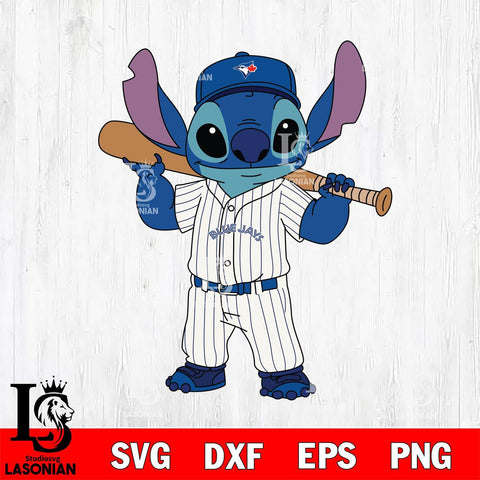 Toronto Blue Jays Stitch Bat Shoulder SVG DXF EPS PNG FILE, MLB File Cut, Digital Download,Instant Download, Silhouette, Stitch Cricut