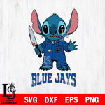 Toronto Blue Jays Stitch Horror 2 Svg Eps Dxf Png File, MLB svg, Digital Download, Instant Download