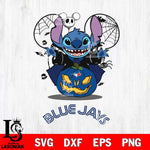 Toronto Blue Jays Stitch Horror Halloween Svg Eps Dxf Png File, Digital Download, Instant Download