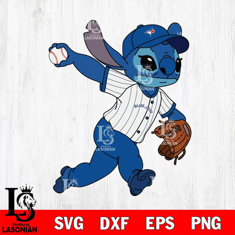 Toronto Blue Jays Stitch throw the ball SVG DXF EPS PNG FILE, MLB File Cut, Digital Download,Instant Download, Silhouette, Stitch Cricut