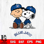 Toronto Blue Jays snoopy and charlie brown sit baseball Svg Eps Dxf Png File, MLB File Cut,Digital Download,Instant Download,MLB Svg Files