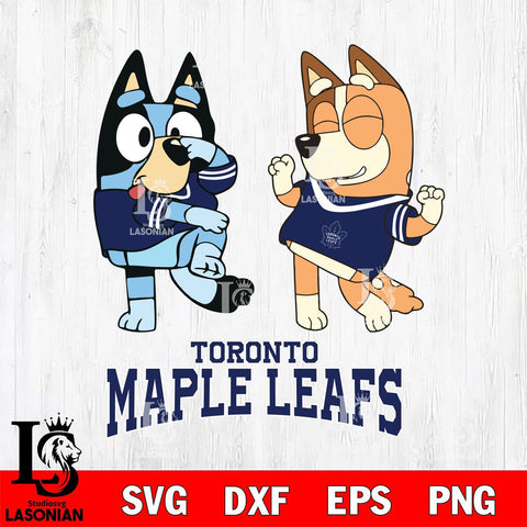 Toronto Maple Leafs Bluey Chilli Sport Svg Eps Dxf Png File, Digital Download, Instant Download