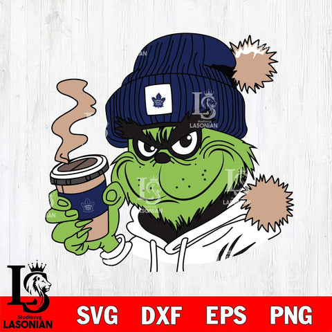 Toronto Maple Leafs Boujee Grinch 4 Svg Eps Dxf Png File, Digital Download, Instant Download