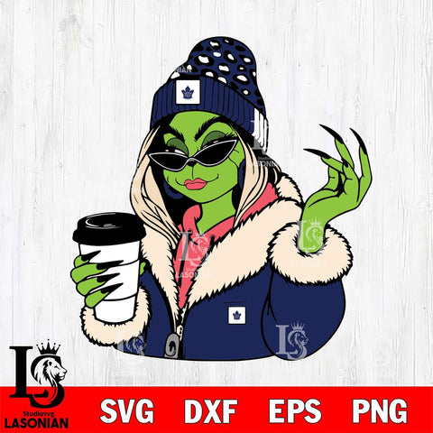 Toronto Maple Leafs Boujee Grinch 9 Svg Eps Dxf Png File, Digital Download, Instant Download