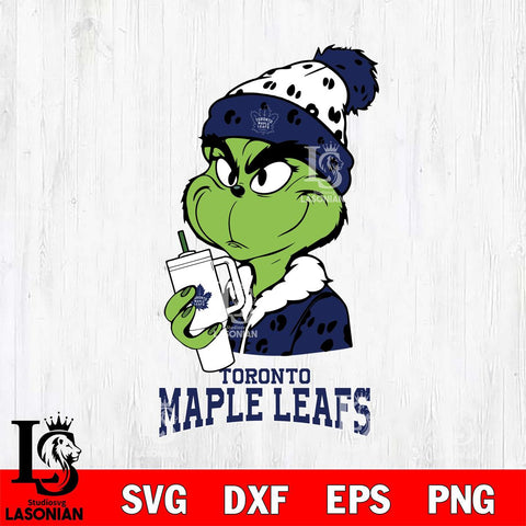Toronto Maple Leafs Grinch Bougie Leopard Svg Eps Dxf Png File, Digital Download, Instant Download