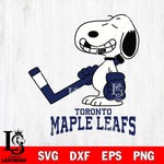 Toronto Maple Leafs Snoopy NHL Hockey SVG DXF EPS PNG FILE,NHL File Cut,Disney Digital Download,Instant Download, Silhouette