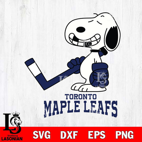 Toronto Maple Leafs Snoopy NHL Hockey SVG DXF EPS PNG FILE,NHL File Cut,Disney Digital Download,Instant Download, Silhouette