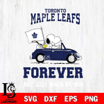 Toronto Maple Leafs Snoopy and Charlie Brown Car Svg Eps Dxf Png File, Digital Download , Instant Download, Svg Files