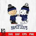 Toronto Maple Leafs Snoopy and Charlie Brown Hockey Sport Svg Eps Dxf Png File, Digital Download , Instant Download, Svg Files