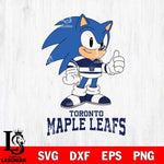 Toronto Maple Leafs Sonic like NHL Hockey SVG DXF EPS PNG FILE,NHL File Cut,Disney Digital Download,Instant Download, Silhouette