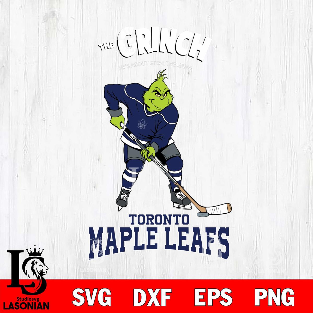 Toronto Maple Leafs The Grinch Hockey The Game – lasoniansvg