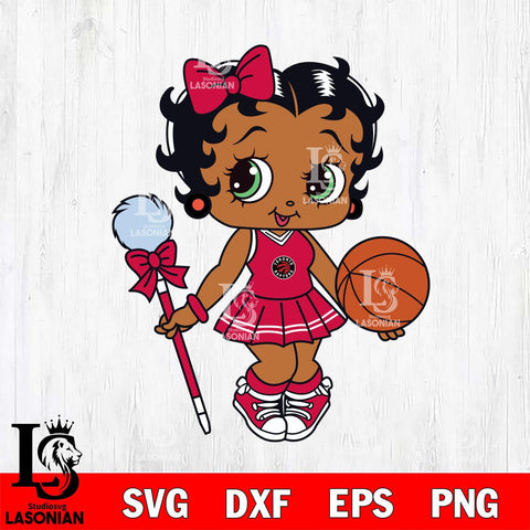 Toronto Raptors Betty Boop NBA 3 Svg Eps Dxf Png File, NBA svg, Digital Download, Instant Download