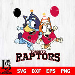 Toronto Raptors Bluey & Bingo 11 Svg Eps Dxf Png File, NBA svg, Digital Download, Instant Download