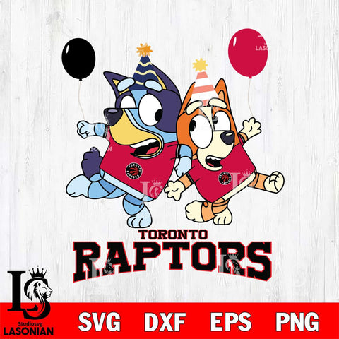 Toronto Raptors Bluey & Bingo 11 Svg Eps Dxf Png File, NBA svg, Digital Download, Instant Download