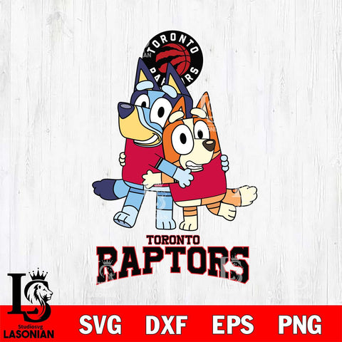 Toronto Raptors Bluey & Bingo 12 Svg Eps Dxf Png File, NBA svg, Digital Download, Instant Download
